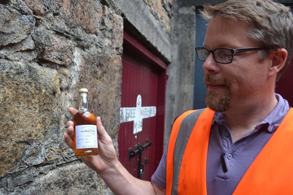 Mark Feit during a visit to Scotland