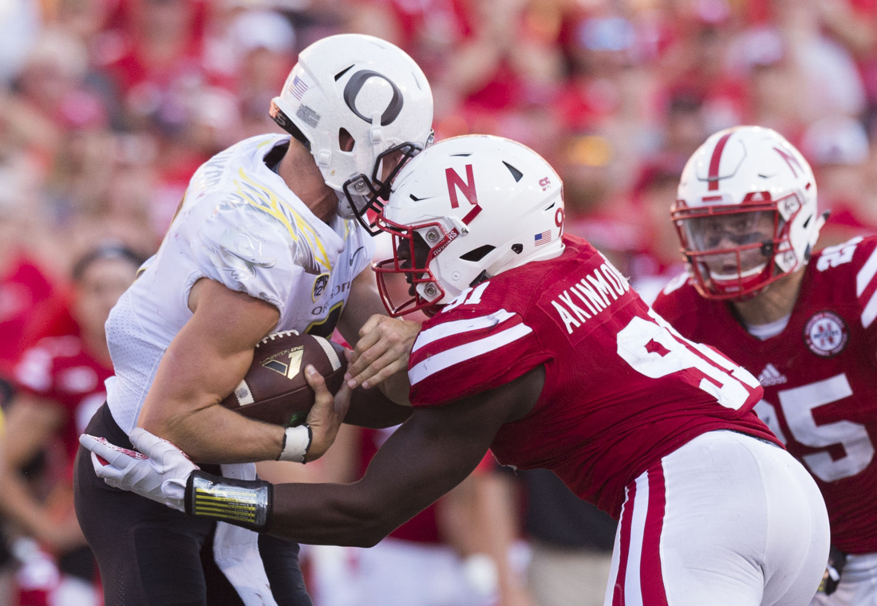 Photos: Huskers Rally To Upend Oregon 35-32 | Husker Galleries ...