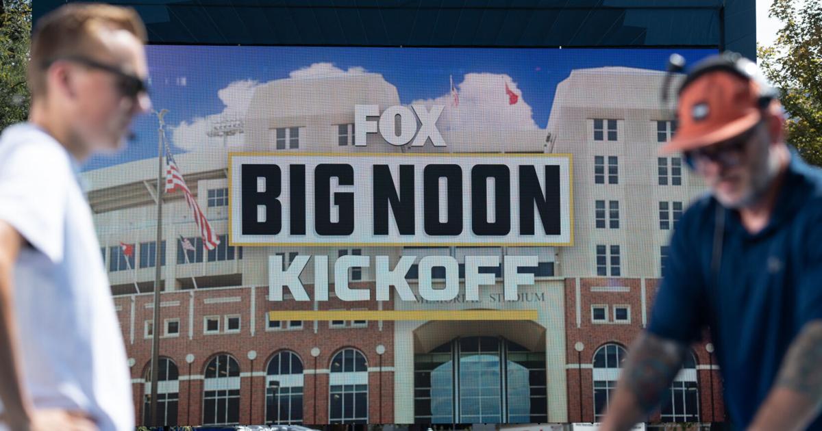 Photos 'Big Noon Kickoff' test drives show ahead of NebraskaOklahoma
