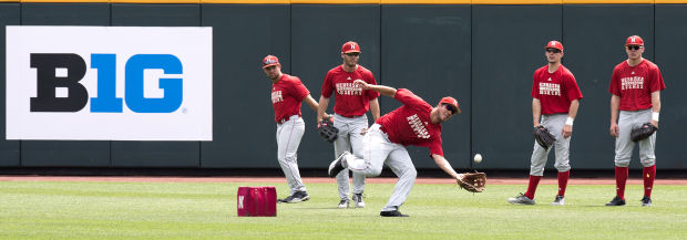 Nebraska baseball practice