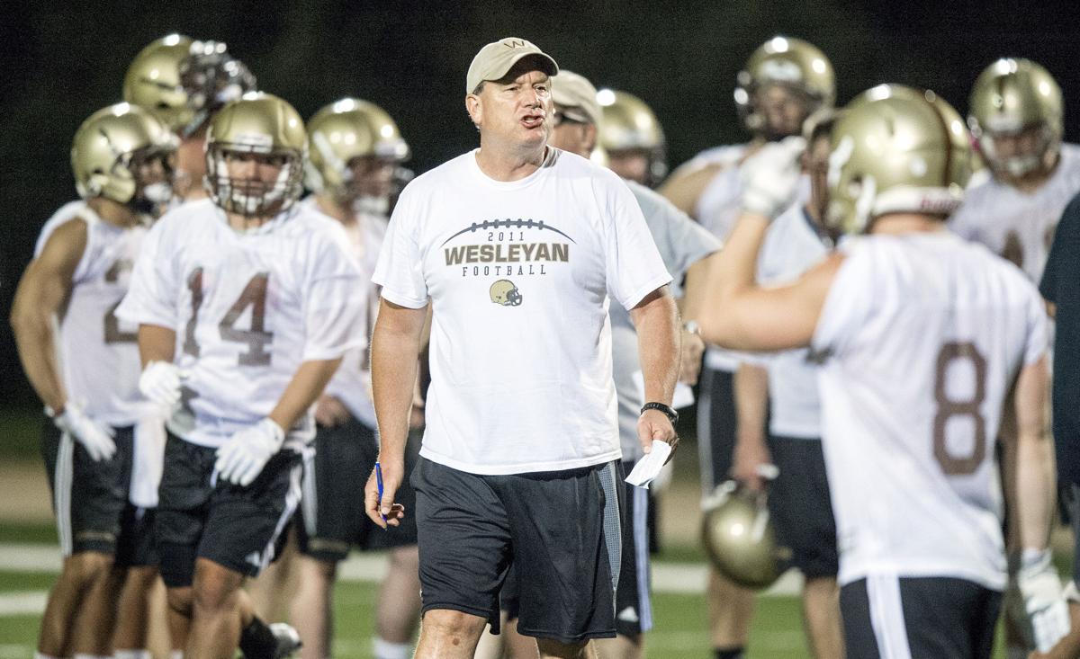 Nebraska Wesleyan football practice