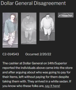 Dollar General disagreement