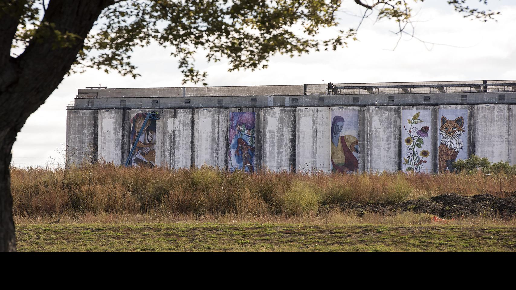 Elevate art comes to Lincoln grain elevator