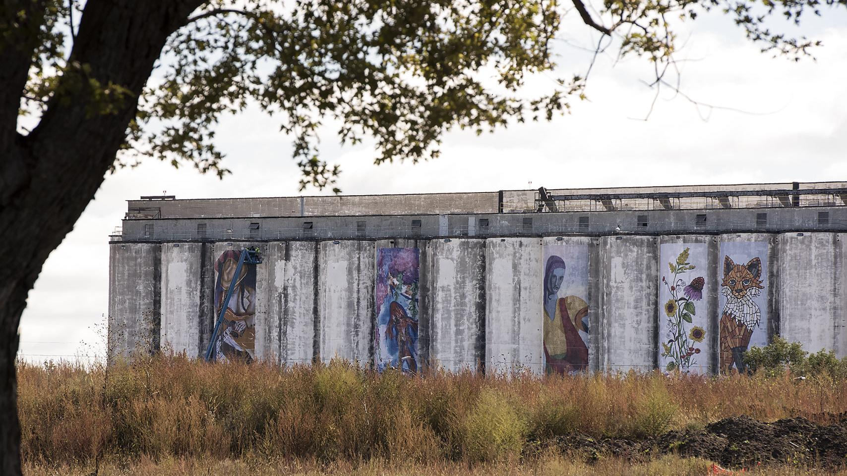Elevate Art Comes To Lincoln Grain Elevator