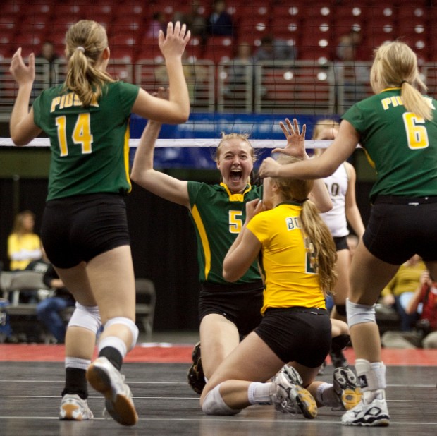State volleyball Lincoln Pius X wins seventh championship High