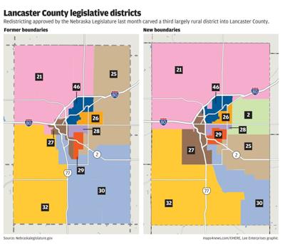 New Lancaster County legislative districts