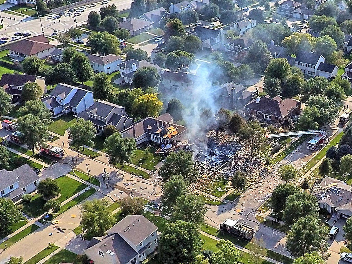 explosion in highland hills