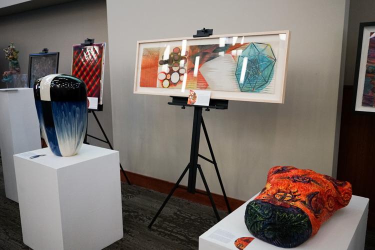 Auction featured art by local notable artists