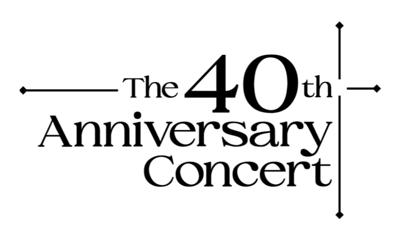 40th anniversary concert logo