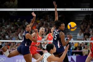 United States women's volleyball team loses Olympics opener to China
