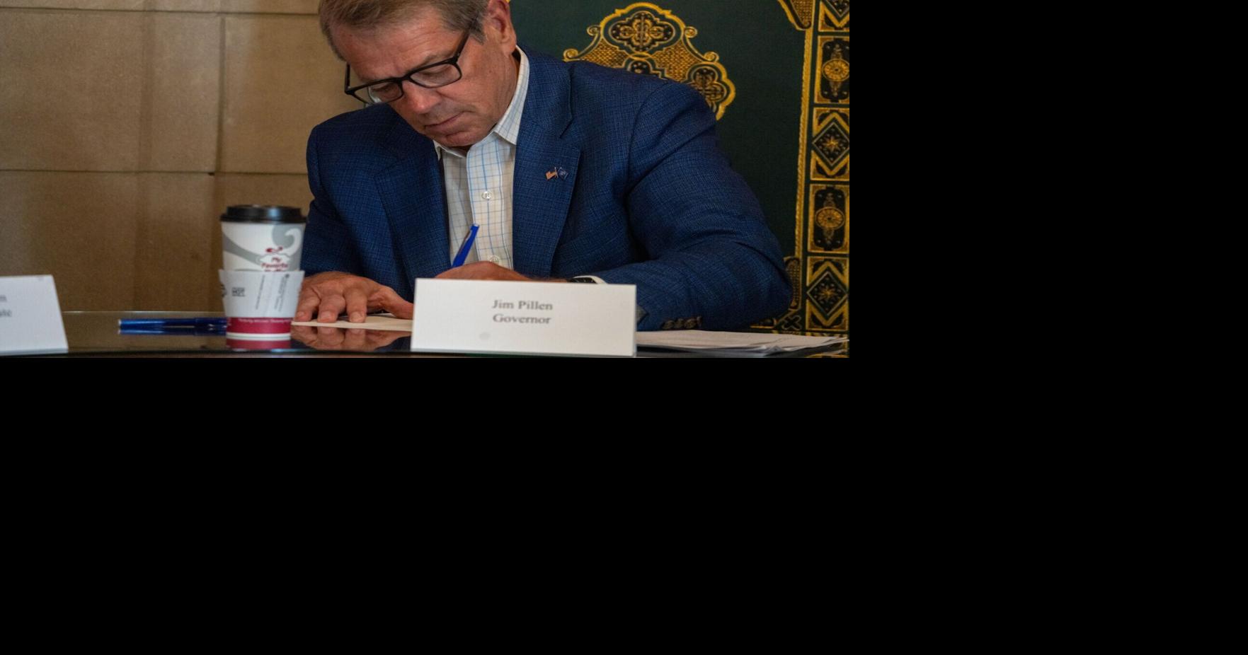 Does Gov. Jim Pillen have authority to cut 5% from all state agencies without Legislaure?