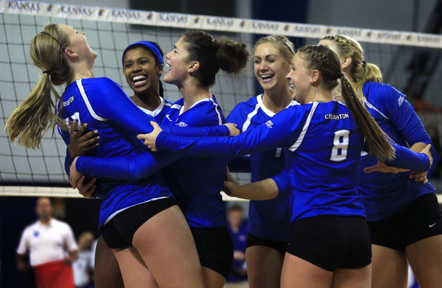 NCAA Volleyball: Creighton Stuns No. 4 Kansas In Second Round | College ...