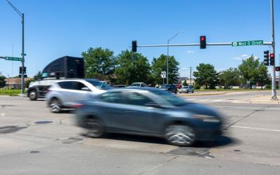 West O Street roundabouts, 6.15