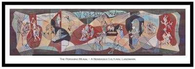 Pershing Center mural print