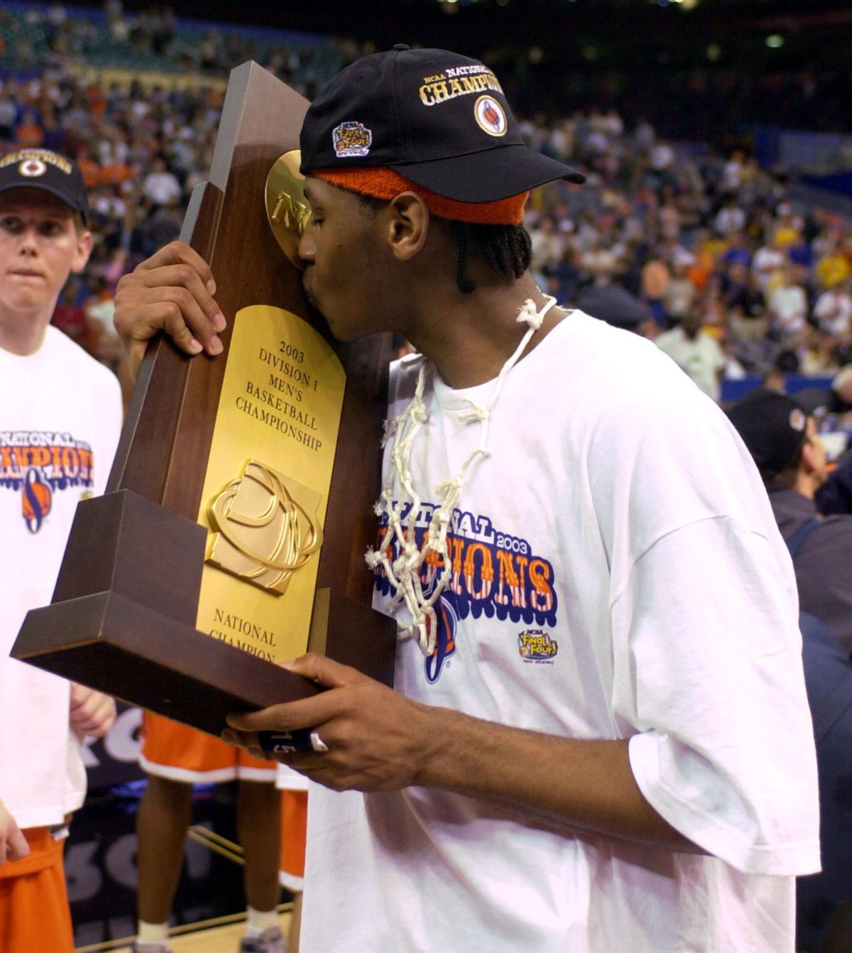 Today In Sports History Carmelo Anthony Lifts Syracuse To 2003