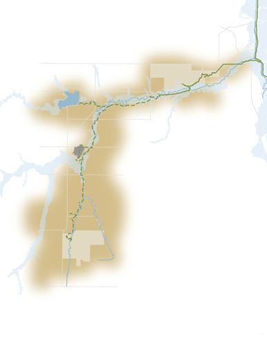 Prairie Corridor map