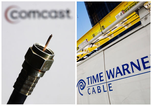 TWC Comcast may sell customers to Charter