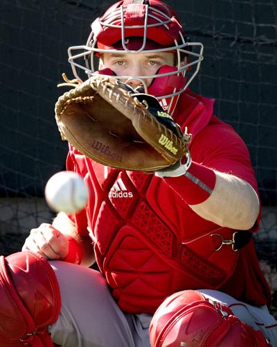 Nebraska baseball practice, 2/15