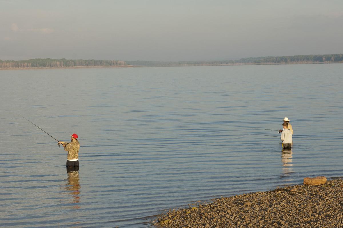 Fishing at Box Butte Reservoir