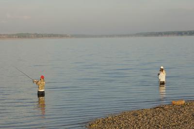 Fishing at Box Butte Reservoir