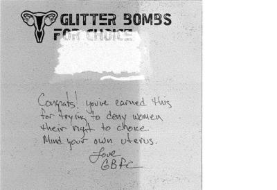 Fortenberry glitter bomb