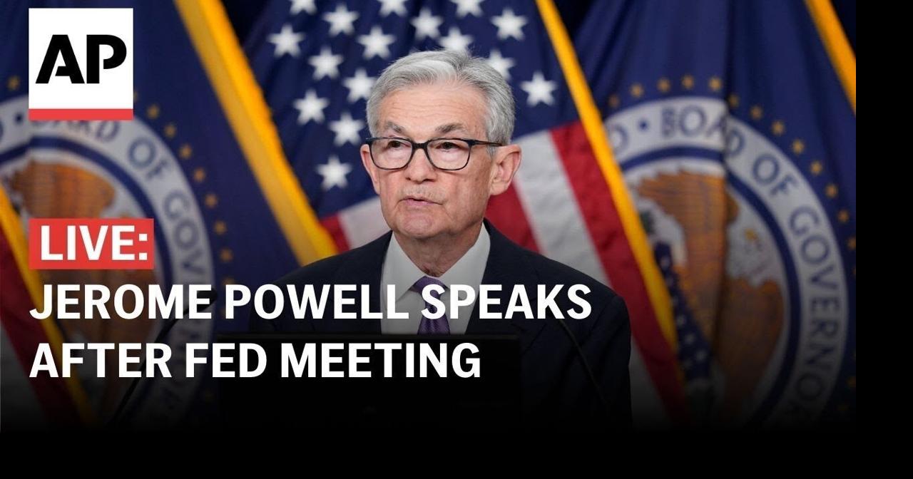 Federal Reserve LIVE: Jerome Powell speaks after interest rate meeting