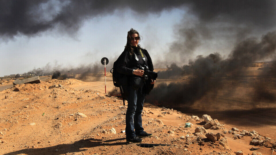 American photojournalist Lynsey Addario