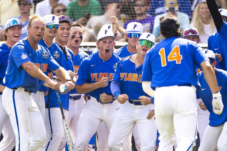 Florida sets College World Series record for runs with 24-4 win