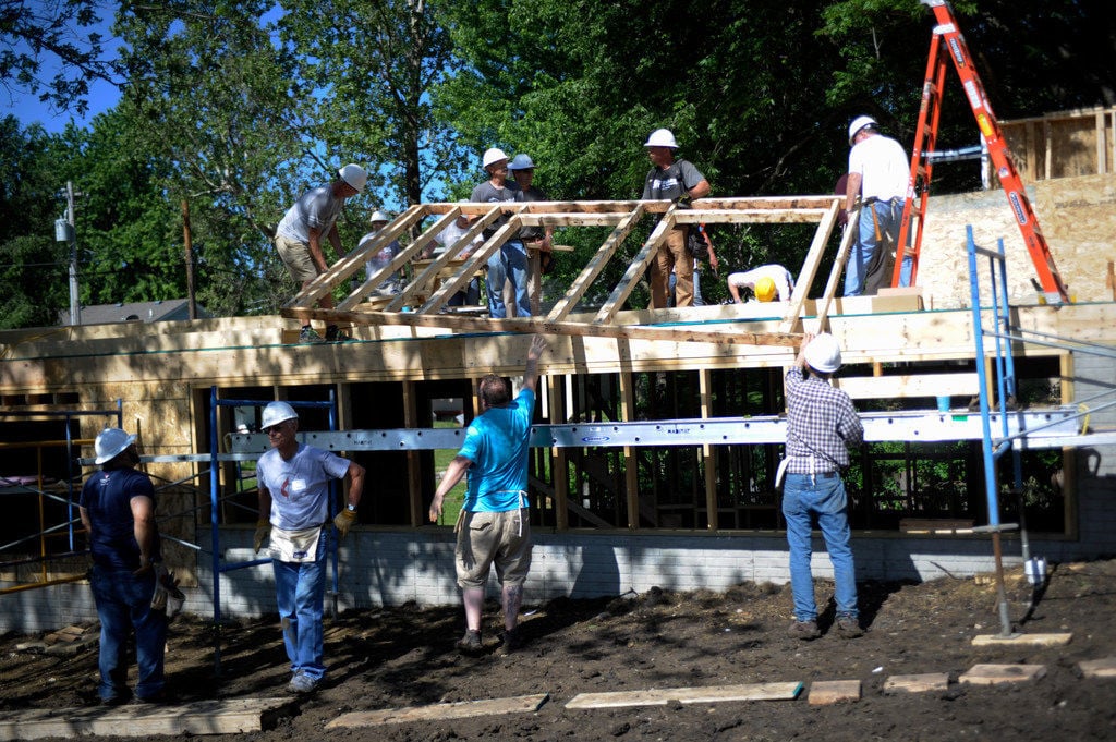 Habitat home building