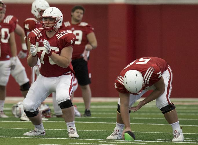 NU football practice, 9.5.2017