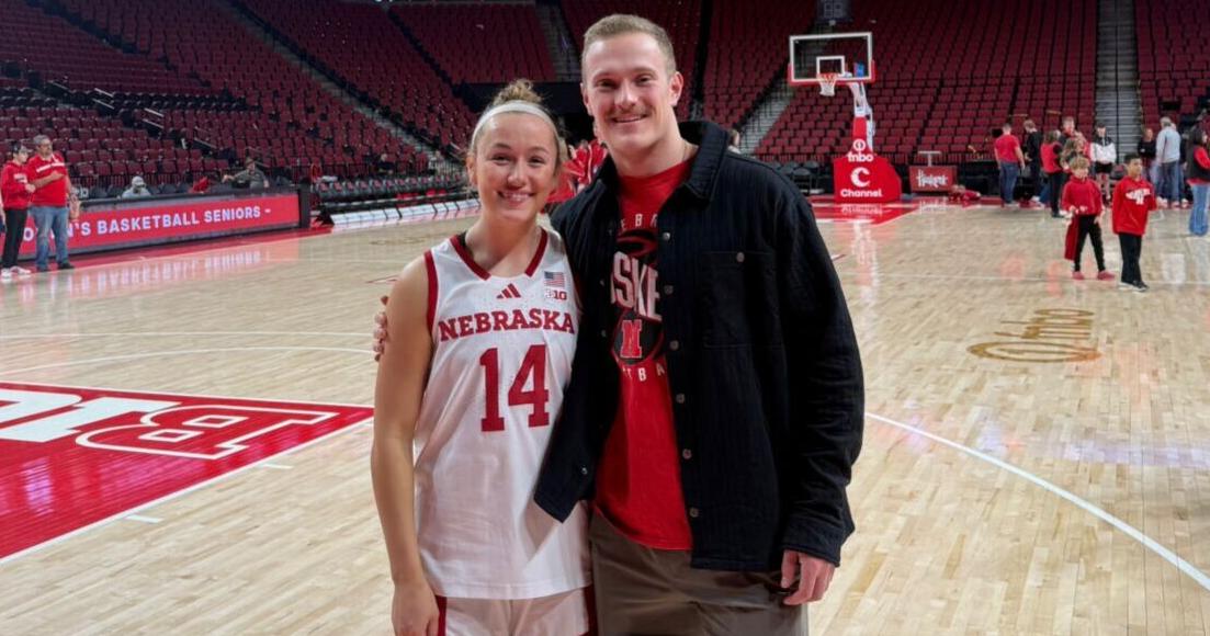 Brother trades dugout for courtside seat as Callin Hake closes Husker career