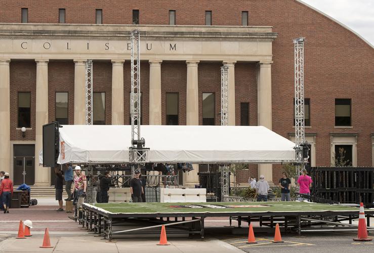 ESPN College GameDay set construction