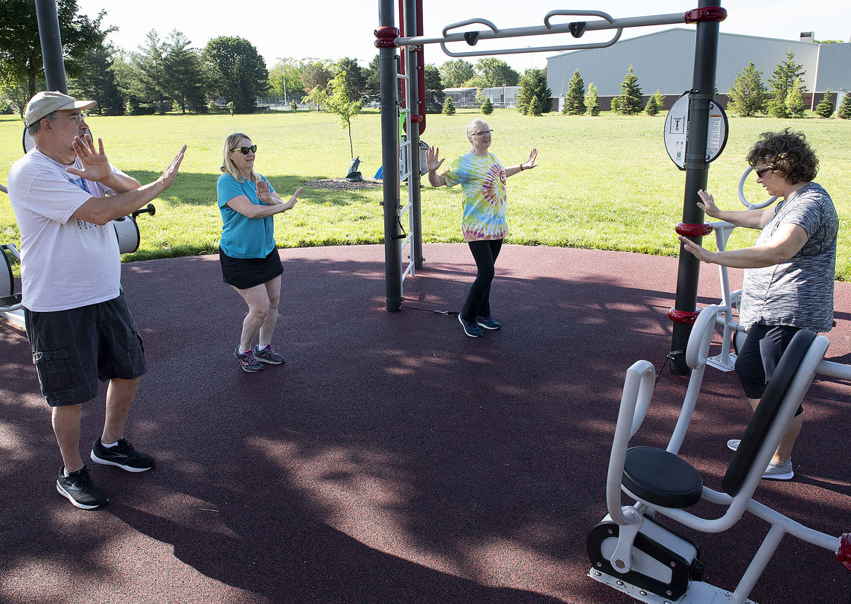 Outdoor circuit training online equipment