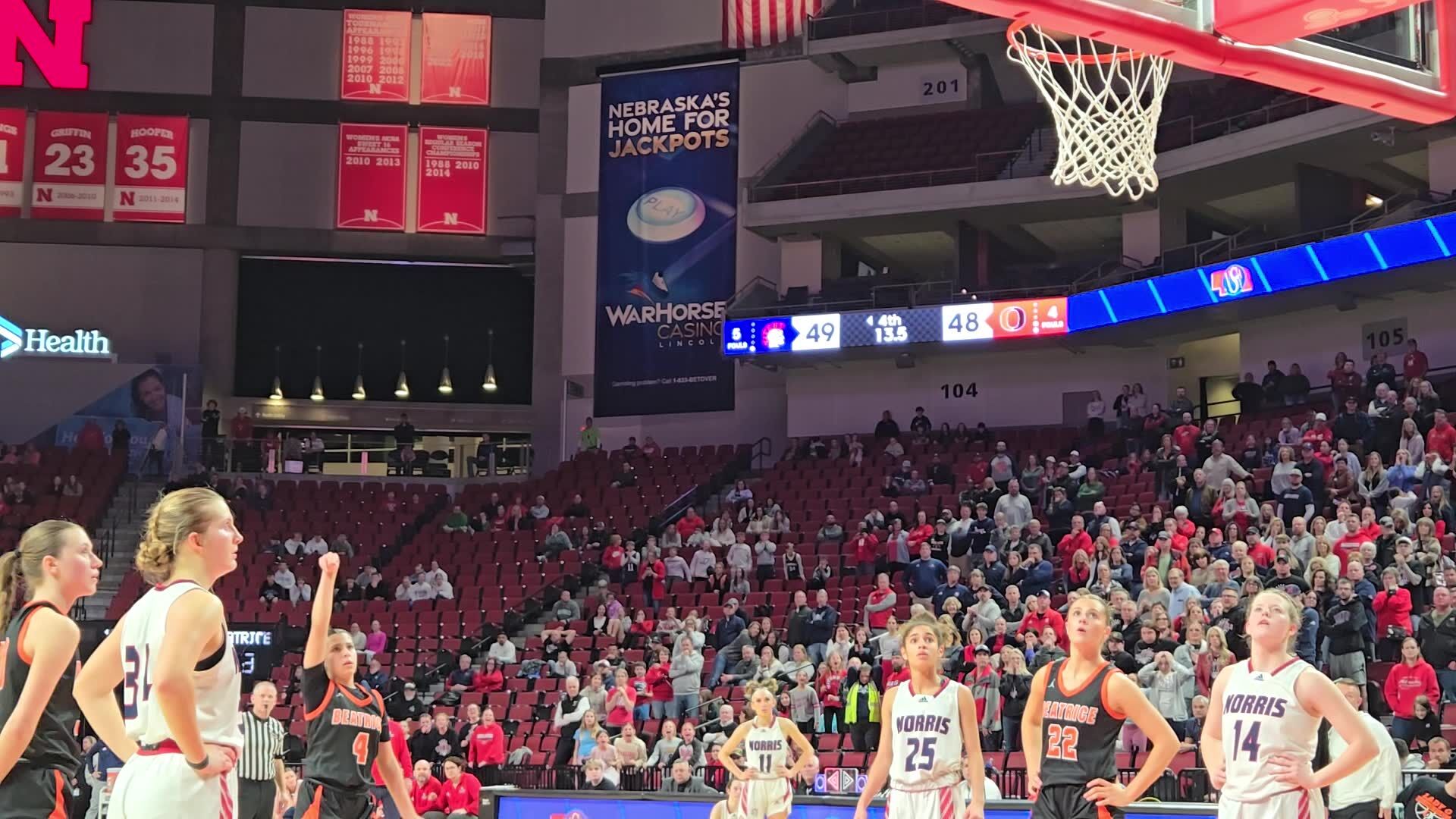 Class B Beatrice freshman Alijah Stabler s clutch free throws