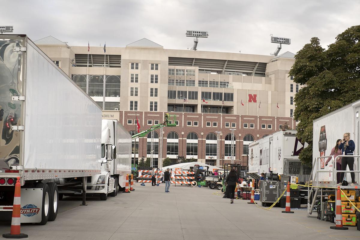 ESPN "College GameDay" set construction