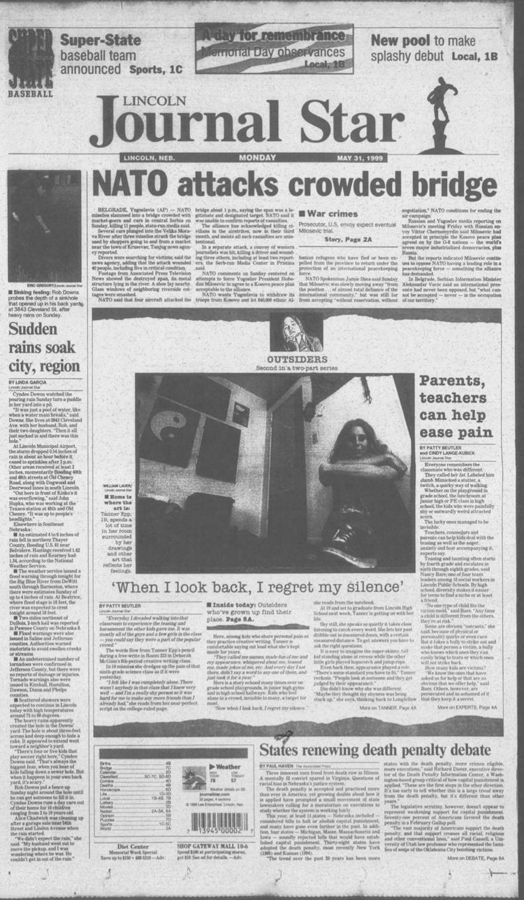 Frontpage worthy A look at past Lincoln headlines on this day