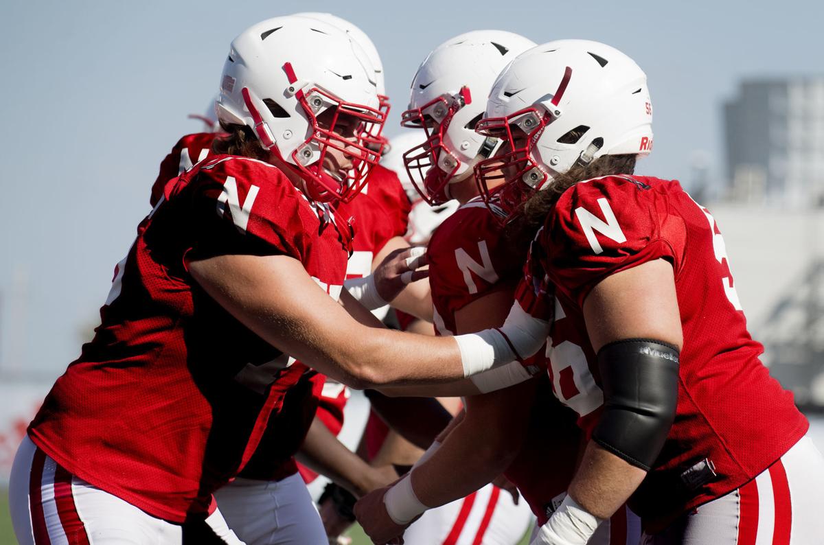Husker football practice, 9/19/17