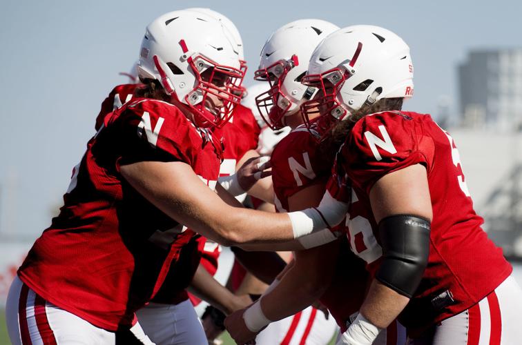 Husker football practice, 9/19/17