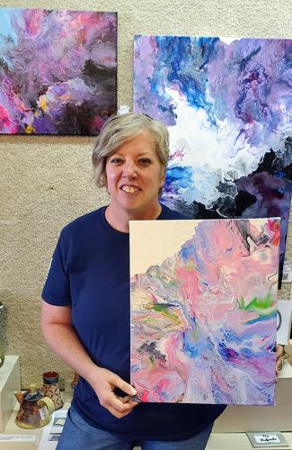 Melisa Raastad with art