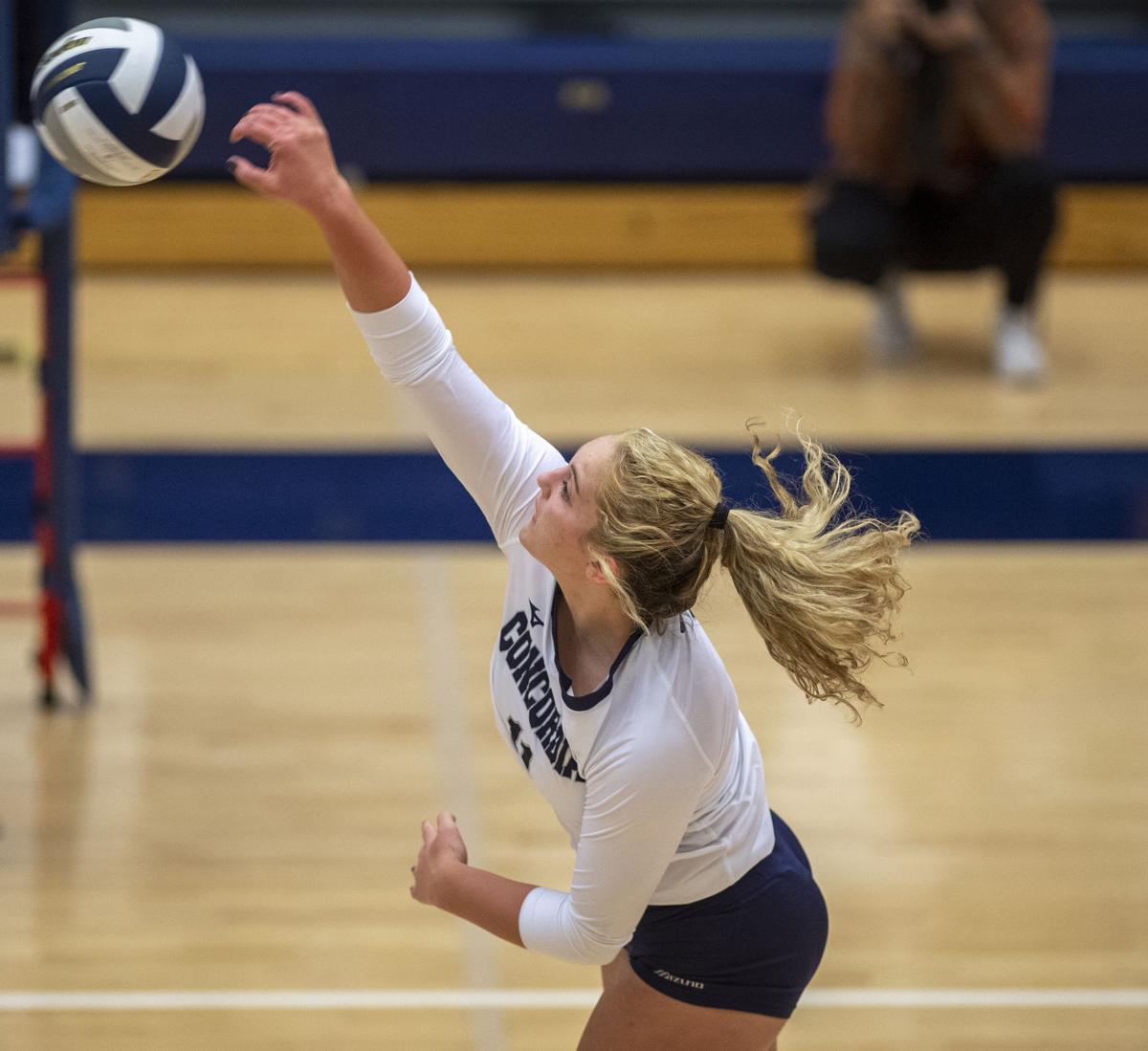 Photos Concordia volleyball team ends layoff with fourset win over
