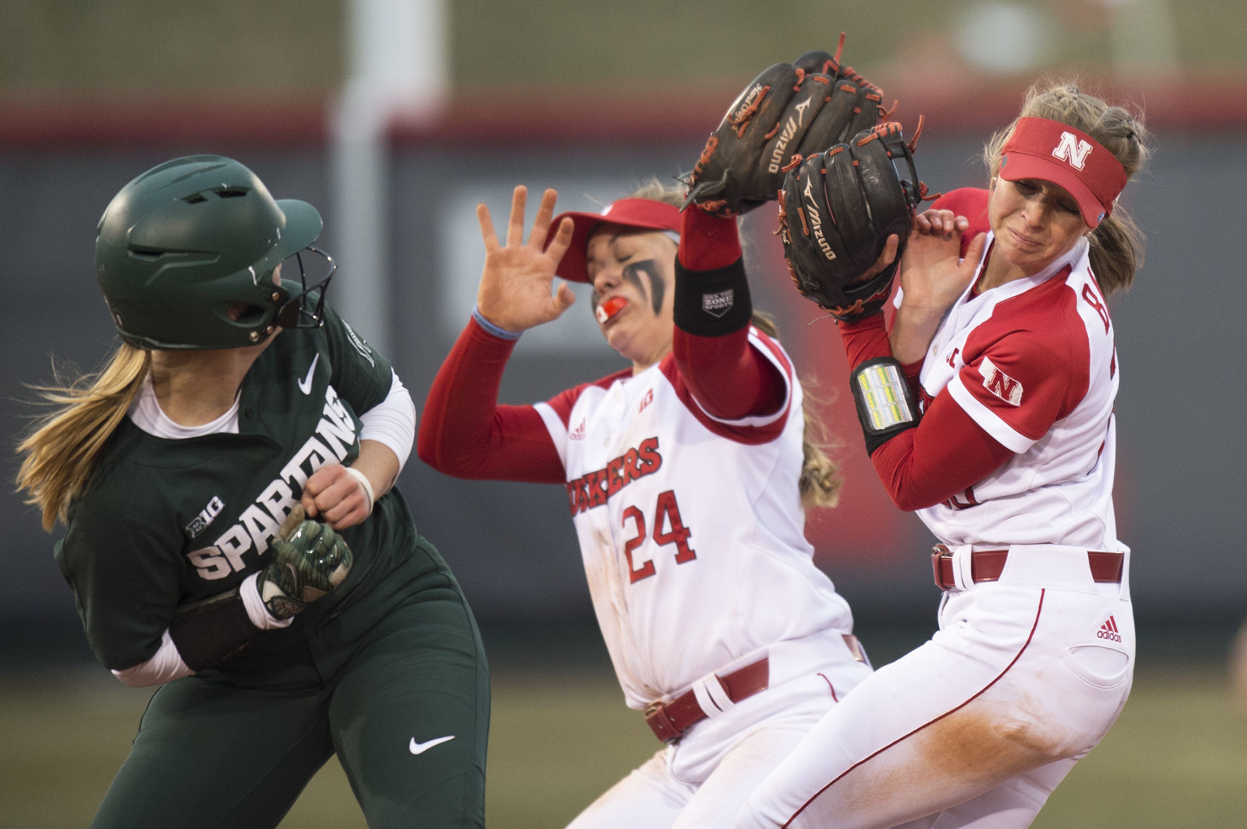 Photos: Nebraska Holds Off Michigan State To Win Big Ten Softball ...