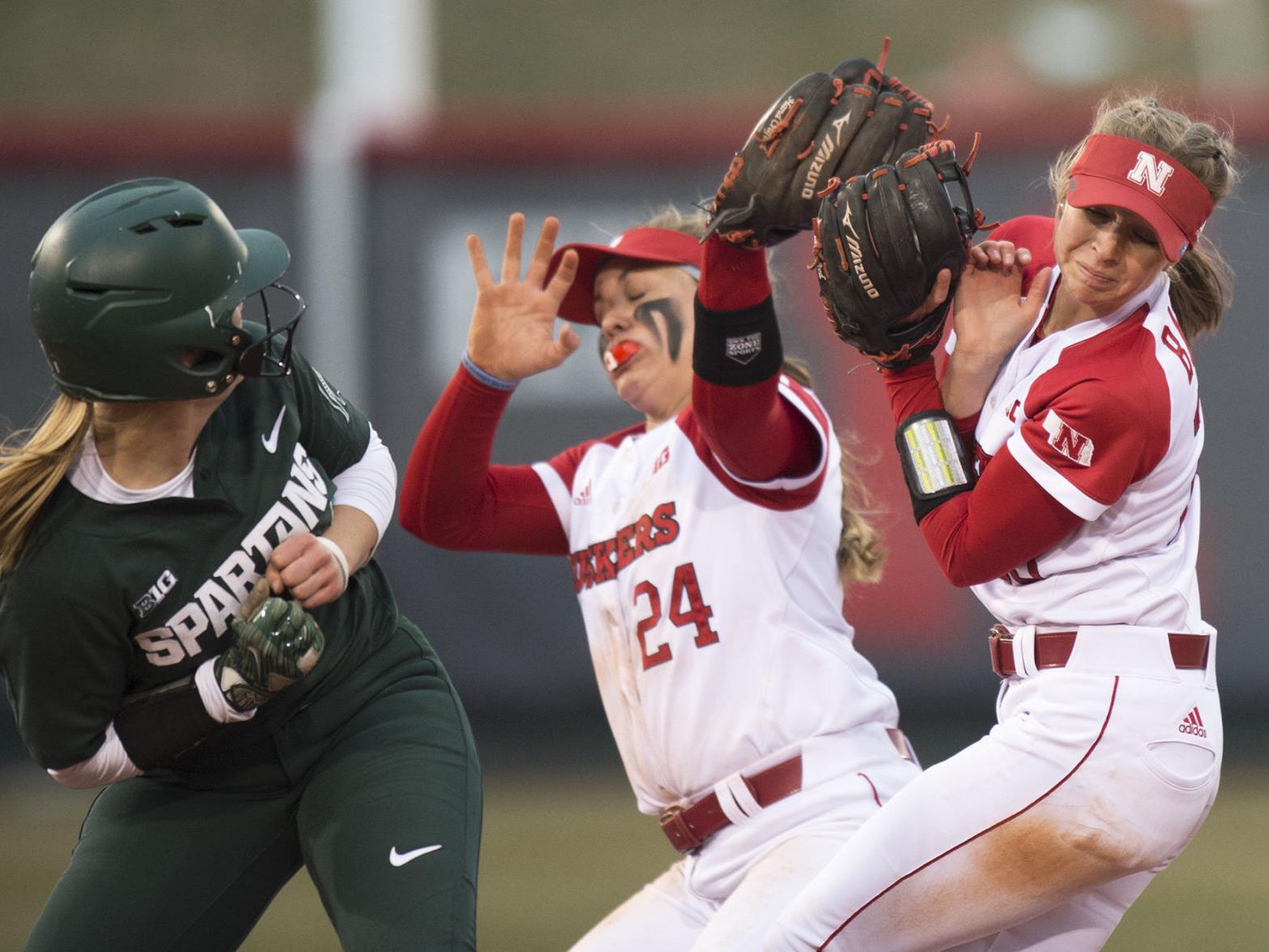 Photos Nebraska Holds Off Michigan State To Win Big Ten Softball Opener Softball Journalstar Com Photos Nebraska Holds Off Michigan State To Win Big Ten Softball Opener Softball Journalstar Com