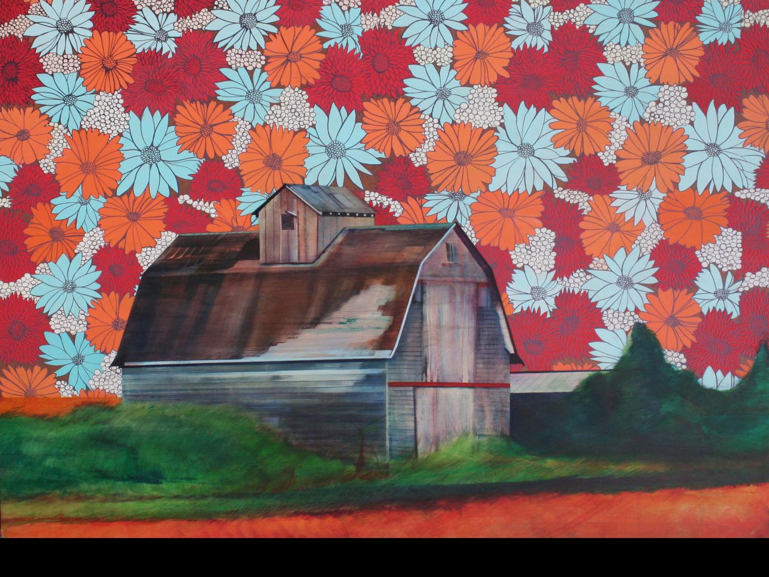 L Kent Wolgamott Birds Flowers Fill Skies Of Jenny Kruger