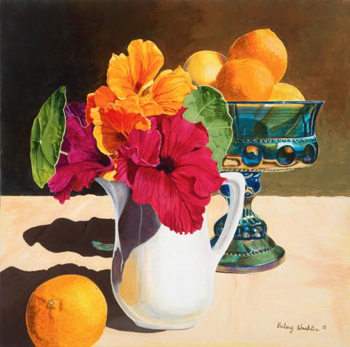 "Sally's Little Pitcher" by Valery Wachter, acrylic