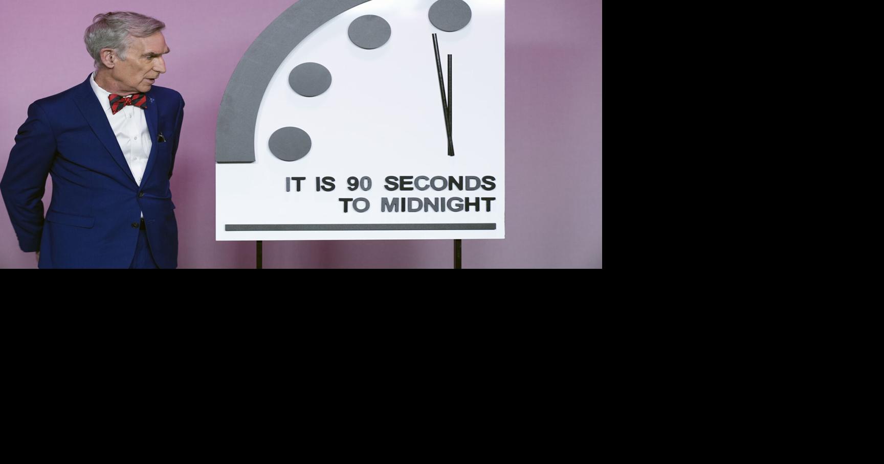 'Doomsday Clock' signals existential threats