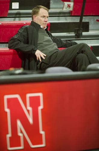 Nebraska volleyball practice, 12/1