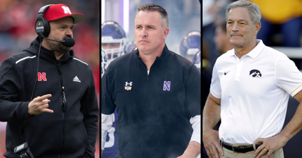 Matt Rhule Kirk Ferentz Northwesterns mess and six storylines for Big Ten Media Days Matt Rhule Kirk Ferentz Northwesterns mess and six storylines for Big Ten Media Days