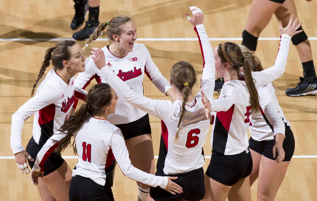 Photos Nebraska sweeps Wichita State in NCAA volleyball Volleyball