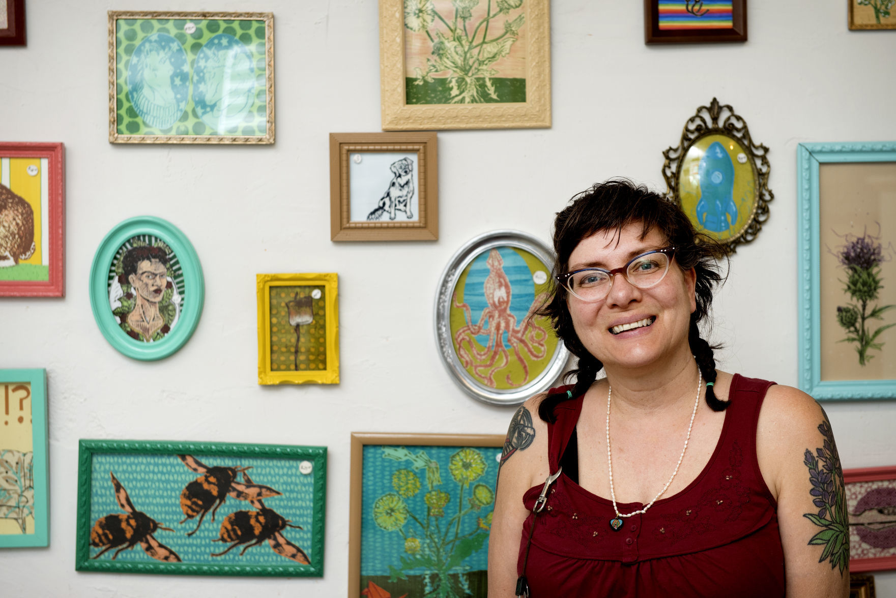 From paper and paint to gallery walls Peggy Gomez has what