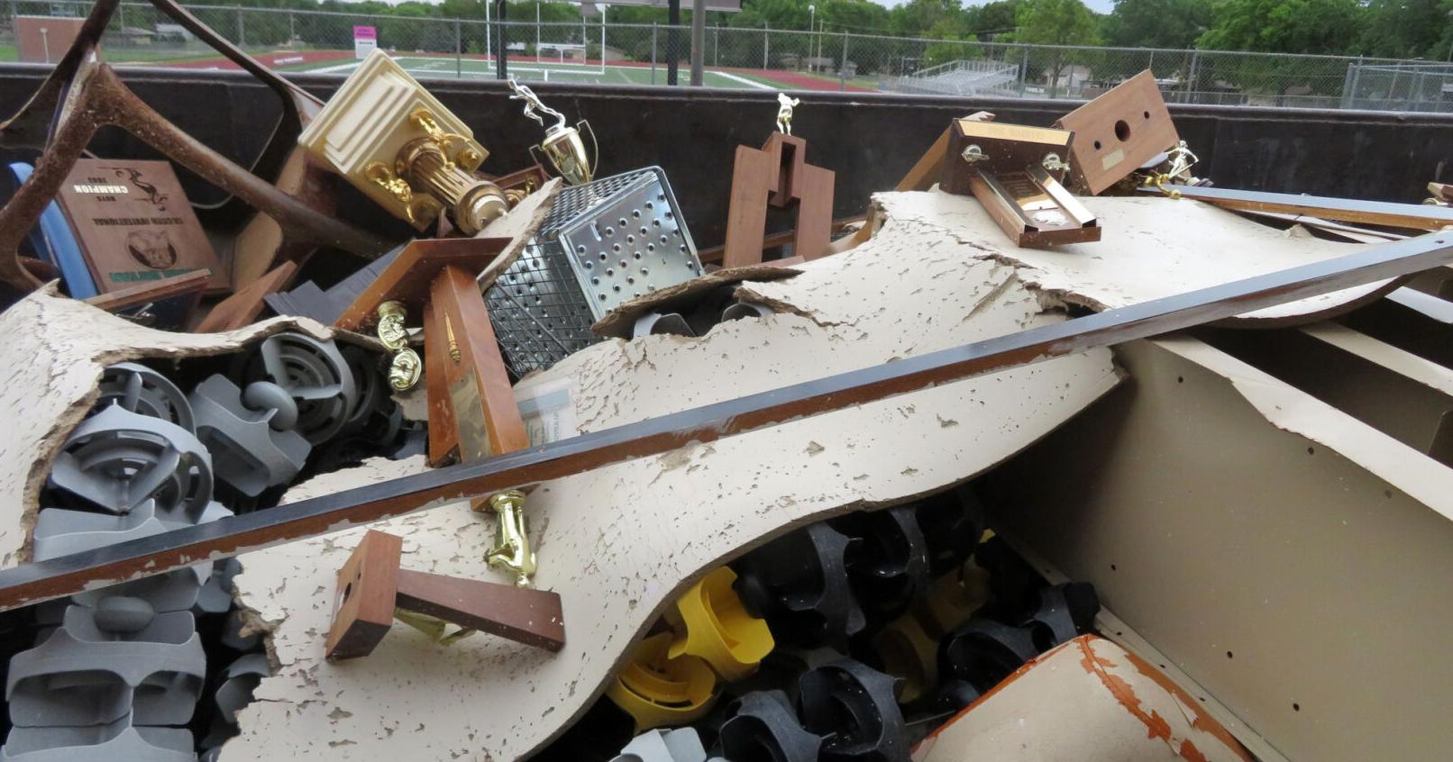 Northeast High School alumni upset after trophies trashed - Vimarsana News